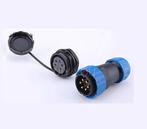 Male + socket - Waterdichte kabelverbinder - 6 aderig - IP68, Ophalen of Verzenden, Nieuw