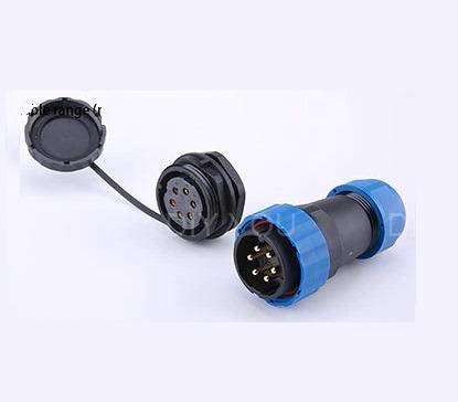 Male + socket - Waterdichte kabelverbinder - 6 aderig - IP68, Doe-het-zelf en Verbouw, Elektra en Kabels, Nieuw, Ophalen of Verzenden