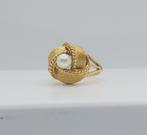 Ring - 19.2 kt. Geel goud Parel, Nieuw