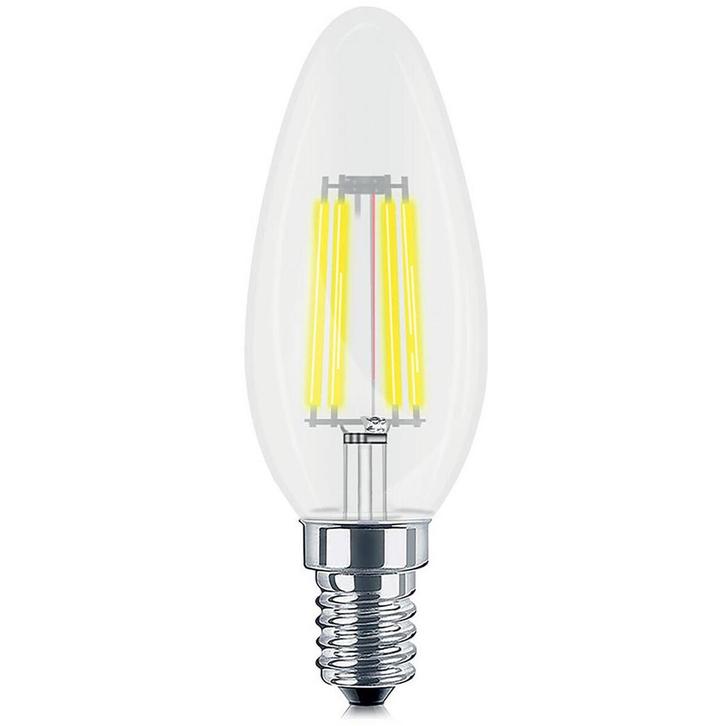 LED Lamp E14 Kaars Filament - Brinton - Helder 4W 470lm -, Huis en Inrichting, Lampen | Losse lampen, Led-lamp, Nieuw, E14 (klein)