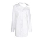 AlexanderWang.T • witte blouse jurk • XS (4), Kleding | Dames, Jurken, Verzenden, Wit, Nieuw, AlexanderWang.T