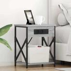 vidaXL Nachtkastje 2 pcs Grijs sonoma 41 x 31 x 51 cm, Huis en Inrichting, Minder dan 45 cm, Verzenden, Nieuw, Minder dan 55 cm