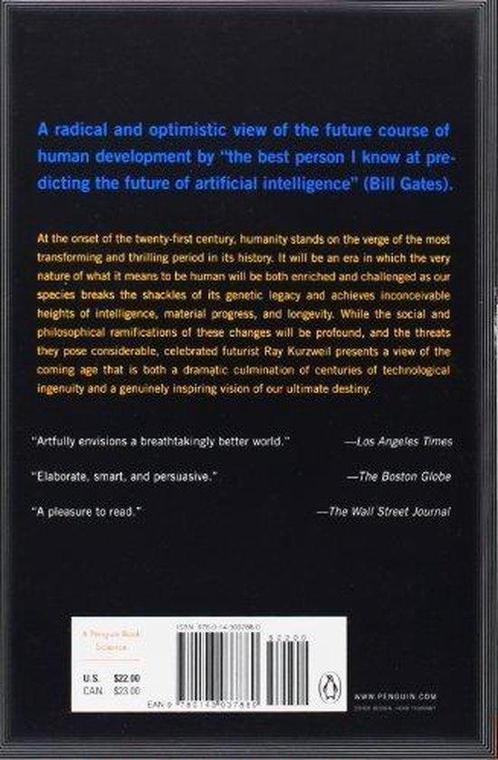 Singularity Is Near 9780143037880 Ray Kurzweil, Boeken, Overige Boeken, Gelezen, Verzenden