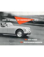 1958 MG MGA BROCHURE ENGELS, Boeken, Auto's | Folders en Tijdschriften, Nieuw, Author