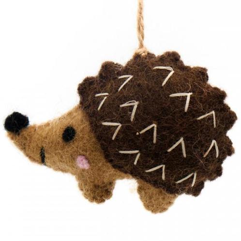 Vilten Hanger Vrolijke Egel - 11cm NIEUW, Kinderen en Baby's, Kinderkamer | Inrichting en Decoratie, Nieuw, Ophalen of Verzenden