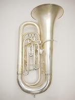 Bes Bas Besson Gecompenseerd/gereviseerd met nieuwe Gigbag, Muziek en Instrumenten, Ophalen of Verzenden, Gebruikt, Bes-tuba, Met koffer of draagtas