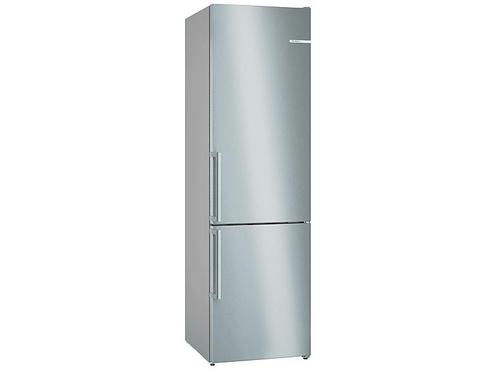 Bosch -   Nofrost Koel-vriescombinatie Zilver, Witgoed en Apparatuur, Koelkasten en IJskasten, 200 liter of meer, Nieuw, Met aparte vriezer