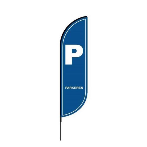 Proflag Beachflag Convex S-60 x 240 cm - Parkeren - Vlag Los, Diversen, Vlaggen en Wimpels, Nieuw, Ophalen of Verzenden