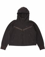 NIKE Womens Crop Zip Hoodie Sweater UK 16 Large Black Cotton, Kleding | Dames, Verzenden, Nieuw