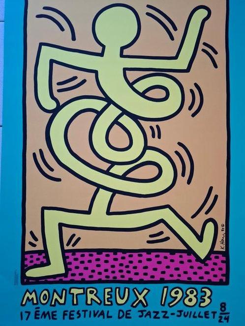 Keith Haring (XX), (after) - Jazz montreux, Antiek en Kunst, Antiek | Overige Antiek