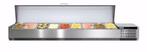 Opzetvitrine Gekoeld GN 1/1 | RVS Deksel |  200x39.5x26 cm, Verzenden, Nieuw in verpakking
