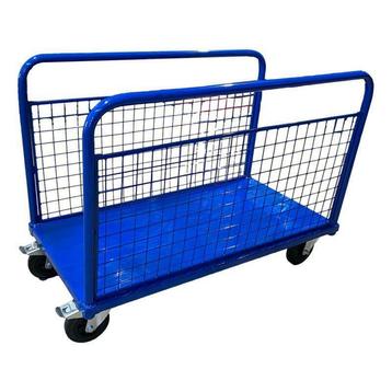 Hekwagen Platformwagen 2 Wanden van gaas 120x60cm 500kg beschikbaar voor biedingen