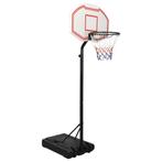 Basketbalstandaard 237-307 cm polyetheen wit, Verzenden, Nieuw