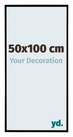 Fotolijst 50x100 cm - Zwart Mat - Kunststof - Evry, Verzenden, Nieuw