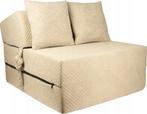 Luxe logeermatras - beige - camping matras - reismatras -..., Huis en Inrichting, Slaapkamer | Matrassen en Bedbodems, Ophalen of Verzenden