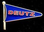 Deutz vlag speld- d.blauw met rood letters- replica -, Verzamelen, Speldjes, Pins en Buttons, Verzenden, Nieuw, Transport, Speldje of Pin