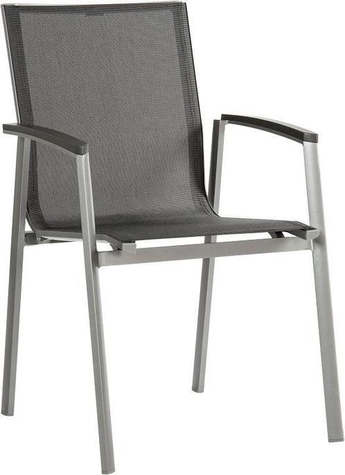 Stern New Top Stapelstoel Aluminium - Grafiet/zilvergrijs 2, Huis en Inrichting, Stoelen, Nieuw, Overige materialen, Ophalen of Verzenden