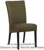 Taupe leren eetkamerstoel |  taupe leer | NIEUW, Huis en Inrichting, Stoelen, Overige kleuren, Nieuw, Leer, Ophalen of Verzenden