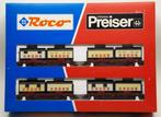 Roco, Preiser H0 - 44008/30725 - Modeltrein goederenwagonset, Hobby en Vrije tijd, Nieuw
