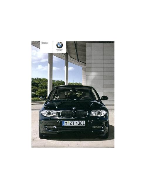 2009 BMW 1 SERIE INSTRUCTIEBOEKJE NEDERLANDS, Auto diversen, Handleidingen en Instructieboekjes