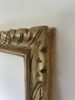 Lijst - Grote Veneziana in hout, goud en geboetseerde lak., Antiek en Kunst