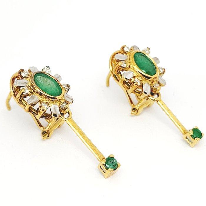 2-delige sieradenset - 18 karaat Geel goud, Witgoud -, Sieraden, Tassen en Uiterlijk, Antieke sieraden