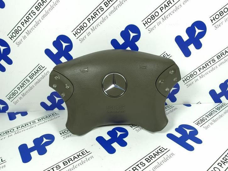 Airbag stuur C-klasse w203 grijs1, Auto-onderdelen, Interieur en Bekleding, Gebruikt, 3 maanden garantie, Mercedes-Benz, Ophalen of Verzenden