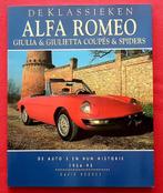 De Klassieken Alfa Romeo Giulia & Giulietta Coupés & Spiders, Boeken, Auto's | Boeken, Alfa Romeo, Zo goed als nieuw, David Hodges