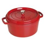 Staub Gietijzeren Braadpan Kersenrood - 28 cm, Huis en Inrichting, Keuken | Potten en Pannen, Verzenden, Nieuw