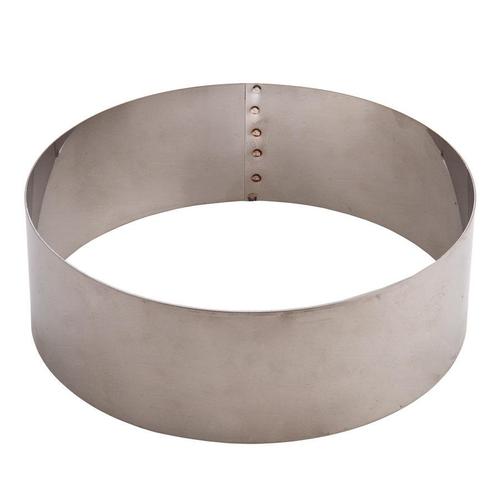 Taartring RVS Ø28x5cm, Hobby en Vrije tijd, Taarten en Cupcakes maken, Nieuw, Verzenden