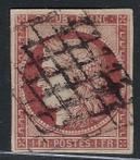 Frankrijk  - Yvert 6 - Superbe timbre signé SCHELLER