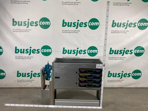 Aluca aluminium bedrijfswageninrichting gebruikt (nr 2415), Auto diversen, Auto-accessoires, Gebruikt, Ophalen of Verzenden