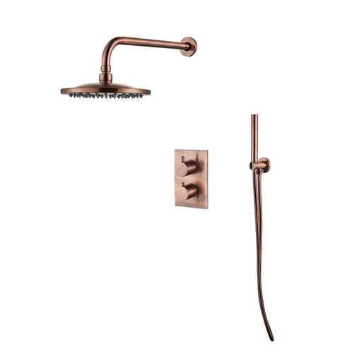 Inbouw Regendouche Set BWS 30 cm met Wandarm Geborsteld, Doe-het-zelf en Verbouw, Sanitair, Kraan, Nieuw, Ophalen of Verzenden