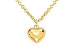 Glow Hanger hart 14x13mm - goud (14 kt), Verzenden, Nieuw