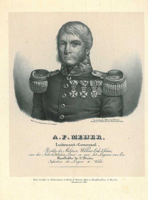 Portrait of Adriaan Frans Meijer, Antiek en Kunst, Kunst | Etsen en Gravures