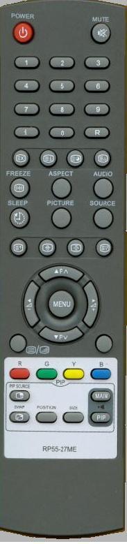 Afstandsbediening Mirai rp55-27me, Audio, Tv en Foto, Afstandsbedieningen, Origineel, Nieuw, Ophalen of Verzenden