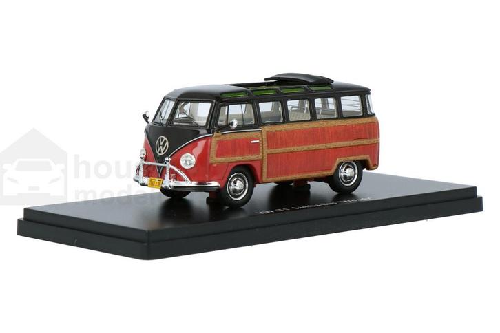 Volkswagen T1 Samba-Bus Woody 450894300 Schuco Pro.R43, Hobby en Vrije tijd, Modelauto's | 1:43, Verzenden