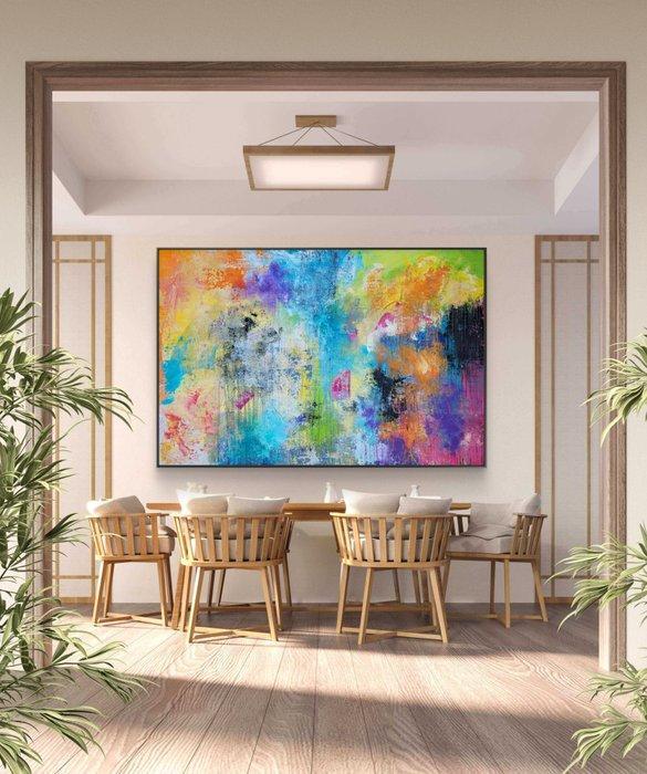 Laura Capellini - Summer Mindscape #38 (XXL) Acrilico su, Antiek en Kunst, Kunst | Schilderijen | Modern