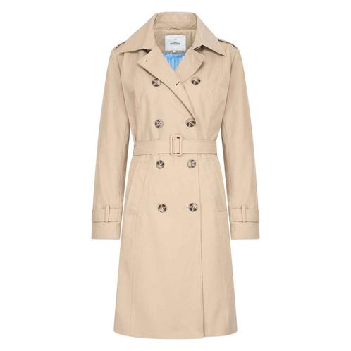 -30% HV Society  HV Society Trenchcoat hvscynthia  maat 40, Kleding | Dames, Jassen | Zomer, Beige, Nieuw, Verzenden