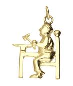 Gouden Smid kettinghanger, Verzenden, Nieuw