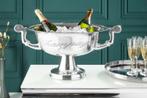Exclusieve champagnekoeler CHAMPAGNE 65cm gepolijst zilveren, Huis en Inrichting, Woonaccessoires | Overige, Nieuw, Ophalen of Verzenden