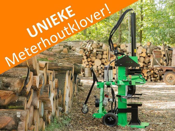 Houtklover METERHOUT! 12 & 16 ton Elektrisch Tractor aftakas, Tuin en Terras, Kloofmachines, Aftakas, Nieuw, Staand, Ophalen of Verzenden