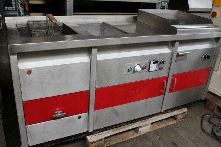 Florigo bistro frituurset / frituur / friteuse / bakwand, Zakelijke goederen, Horeca | Keukenapparatuur, Gebruikt, Fornuis, Frituur en Grillen