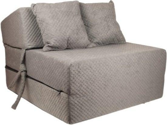 Opvouwbaar Logeermatras Grijs | Tweedekansje | Comfortabel, Huis en Inrichting, Slaapkamer | Matrassen en Bedbodems, 70 cm of minder