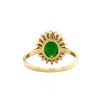 Lady Di ring 14 krt - Moss, Ophalen of Verzenden, Nieuw