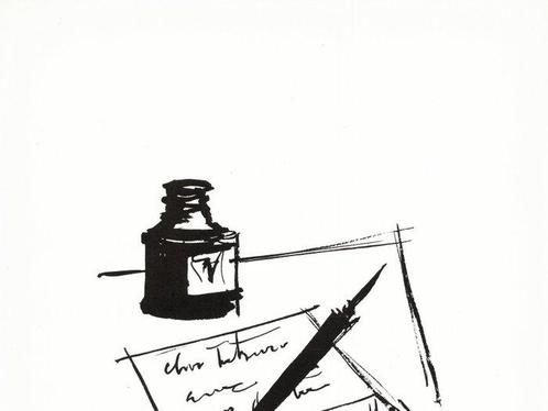 Bernard Buffet (1928-1999) - Lettre damour, Antiek en Kunst, Antiek | Overige Antiek