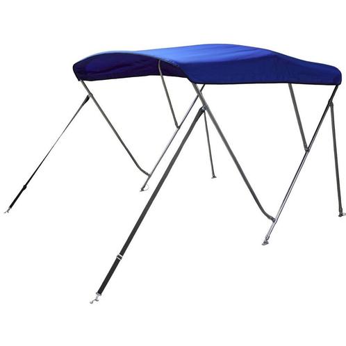 Biminitop Rvs 3 Boog 180-200cm Breed Blauw, Watersport en Boten, Accessoires en Onderhoud, Ophalen of Verzenden