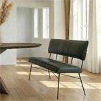 Leren eetkamerbank Solid - Toledo Verde (donkergroen) -, Ophalen of Verzenden, Nieuw, Leer