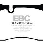 EBC 11-14 Audi TT RS 2.5 Turbo Yellowstuff Front Brake Pads, Auto-onderdelen, Remmen en Aandrijving, Ophalen of Verzenden, Nieuw