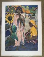 Otto Mueller - Gypsy with sunflower, 1927 - Vintage, Antiek en Kunst